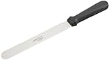 Ateco 1308 Ultra Straight Spatula With 8-Inch Stainless Steel Blade, Plastic Handle, Dishwasher Safe