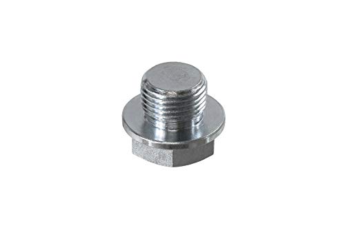 PitVisit O2 Sensor Bung Plug M18 x 1.5 Oxygen Wideband Sensor Bung Plug with 22mm Hex Head fits Bosch Type Lambda Sensor and Standard Bung Universal Fit (1 Pack)