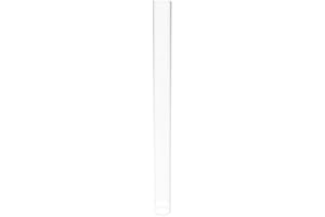FixtureDisplays® Clear Acrylic Tube 2" (Nominal) Diameter (1.9685" Exact Outside dim) x 24" Long, 5/64" (2mm) Wall Open Ended 15137-24"-1PK-NPF