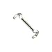 Ladies' Ring Guard Sizer made in White Gold Filled ( 21X2 MM LADIES)