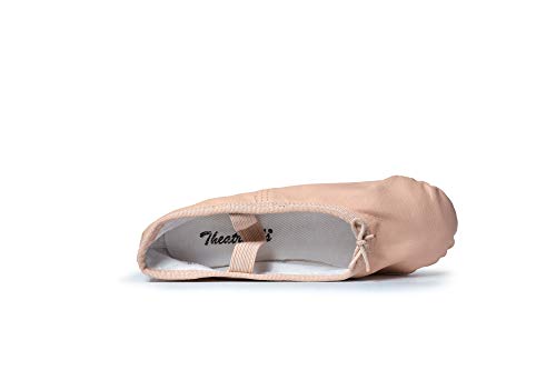 Child Economy Leather Full Sole Ballet Shoes T1000CPNK11.5M Pink 11.5 M US Little Kid