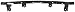 CPP Front, Upper Bumper Reinforcement for 2008-2015 Mitsubishi Lancer MI1006153
