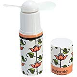 TOOGOO(R) Mini Portable Pocket Fan Lipstick Shape Handheld Cooling Battery Travel Cooler -Size: Approx. 10x3x3cm Multicolor random