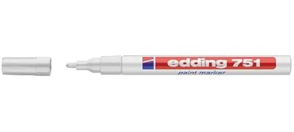 edding 751 GlanzlackMarker creative 1 2 mm weiß