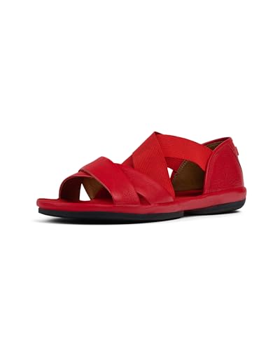 Camper Women's Right Nina-k201367 X-Strap Sandal, Red 008, 3 UK