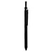 SMTTW 4-in-1 Multicolor pen - Black Ball Pen, Blue Ball Pen, Red Ball Pen and 0.5mm Mechanical Pencil Metal Cased Multifunction Pen (Black)