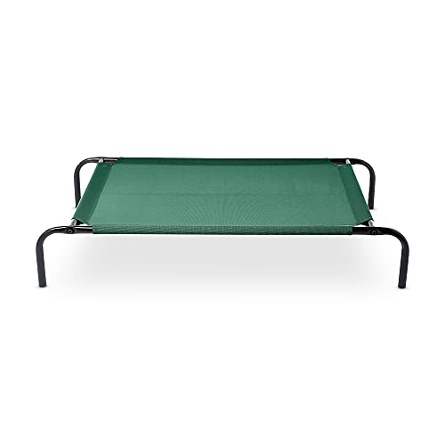 Amazon Basics Cooling Elevated Pet Bed, Medium (43 x 26 x 7.5 Inches