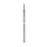 Amana Tool 51472 SC Spiral 'O' Single Flute, Aluminum Cutting 3/32 D x 1/4 CH x 1/8 SHK x 2 Inch Long Up-Cut Router Bit with Mirror Finish