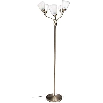Room Essentials 5 Head Floor Lamp With Multiple Heads And