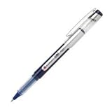FORAY(R) Liquid Ink Rollerball Pens With Metal Clips, Medium Point, 0.7 mm, Blue Barrel, Blue Ink, Pack Of 12