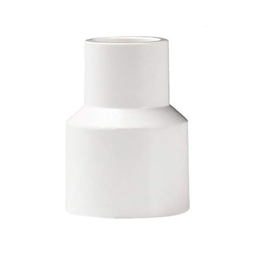 YOFASEN PVC Water Pipe Adapter Connectors - 6 Pcs Pipe Fittings Coupling Connector, White, 32x20mm