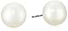 Amazon Collection Sterling Silver Freshwater Cultured Pearl Stud Earrings (9-9.5mm)