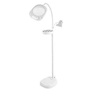 Purelite CFPL14 4-In-1 Vergrootlamp, Kunststof, Wit, 26 x 26 x 150 cm