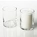 Paraffin-Free Votive Candles, Made from Vegan Palm Wax and Clean-Burning and All-Natural Votive White Candles, 15-Hour Burn Time (4 Unscented Small Candles)
