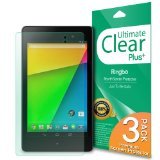 Rearth ULTIMATE CLEAR PLUS - New Google Nexus 7 2013 2nd Generation HD Clear Screen Protector w/ Lifetime Replacement Warranty - Screen Protectors - Retail Packaging - Clear