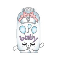Shopkins Season 2 #2-126 White Baby Puff (Special Edition)