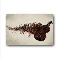 Personalized Grace Violin Entrance Mat,Indoor/Outdoor Doormat,Door Mats 23.6''(L) x 13.7''(W)
