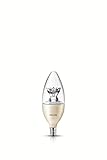 Philips 435156 40 Watt Equivalent Dimmable LED B13 Candelabra Base Decorative Candle Light Bulb Soft White, 8-Pack