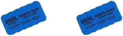ANSIO Magnetic Eraser for Whiteboards Durable & Light Weight Whiteboard Dry Eraser with Magnetic (Pack of 2)