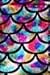 Alaroo Women Bling Mermaid Print Scale Leggings Pants Rainbow S