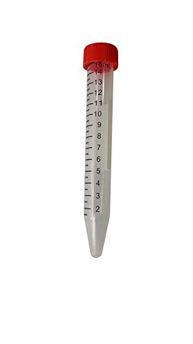 Argos TC1500 Polypropylene Sterile Centrifuge Tubes with Caps, Recessed Lids and Sealing Ring in Resealable Bag, 15mL Capacity (Case of 500) - Thumbnail 2