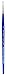 da Vinci Student Series 393 Forte Basic Paint Brush, Round Elastic Synthetic with Blue Matte Handle, Size 0 (393-3/0)