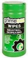 GrimeEez Industrial Degreasing Wipes - 68gsm, 20cm x 20cm x 80 sheets