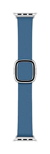 Apple Watch (40mm) Modernes Lederarmband, Cape COD blau - Large
