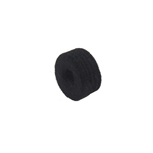 KOROWA 10PCS Drums Set Black Cymbal Piece Felt Cotton Pads 2.5x1.3cm Musical Instrument Accessories