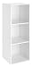 Whitmor Cube Organizer 3-Section, White primary