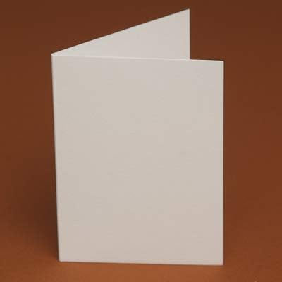 50 A5 Blank Pre Scored Smooth 250gsm Cards - (A4 Folded to Make A5 Cards) Craft, cardmaking, Wedding (Ivory Smooth 250gsm)