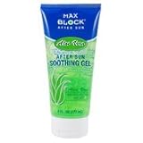 Max Block After Sun Soothing Aloe Vera Gel 6 Oz (3 Pack)