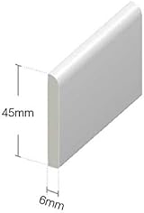 Virtual Plastics UPVC Architrave Trim 45mm x 5m White view 3