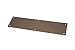 Rockwood 70C.10B Bronze Standard Push Plate, Four Beveled Edges, 16