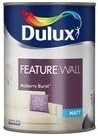 Dulux Paints 1.25 Litre Feature Wall Rich Matt Emulsion Intense Truffle