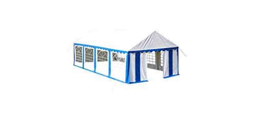 Partyzelt 4 × 8 m Gartenbauten Pavillons und Partyzelte Blau