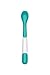 OXO Tot Plastic Feeding Spoons With Travel Case- Teal & Pink