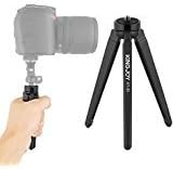 Mini Travel Tabletop Tripod Legs, Kingjue Portable Desktop Table Top Tripod Stand without Ball Head /Load up to 2.5kg/5.5lbs