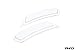 IND Alpine White Painted Front Reflector Set For BMW F82 M4