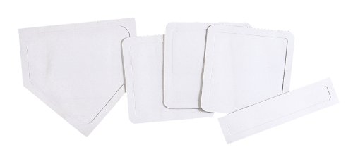 Markwort Throw Down bases With Pitchers Plate (White)