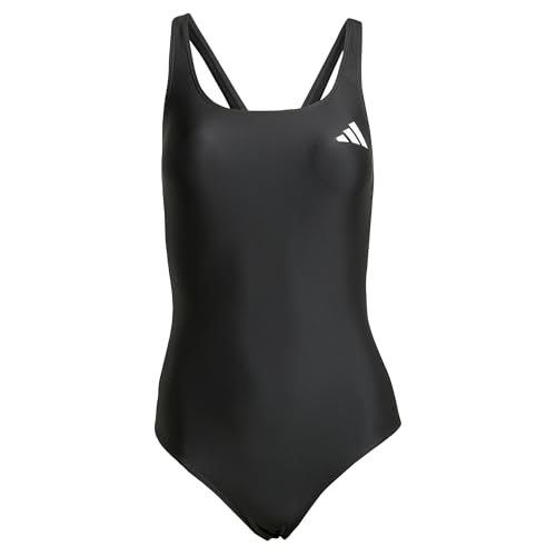 Mujer V-Back Swimsuit Swimwear, Black, 38
