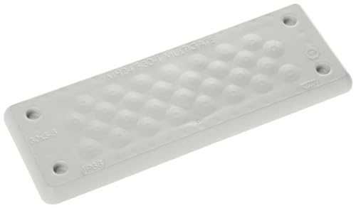 Trelleborg MH-24 F 30-1 Light Grey UL94 V-0 IP65 | TPE | Plaque de passage à vis en TPE Gris 1 pièce