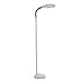 Lavish Home Floor Lamp - Full Spectrum Natural Sunlight Lamp with Bendable Neck - Reading, Craft, Studying, and Esthetician Light (Beige)