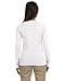 Ladies' 4.4 oz., 100% Organic Cotton Classic Long-Sleeve T-Shirt M WHITE