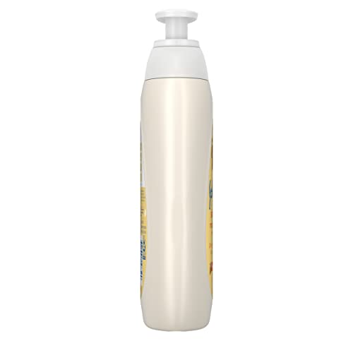 JOHNSON’S SKIN NOURISH MOISTURIZING BABY LOTION FOR DRY SKIN WITH SHEA & COCOA BUTTER SCENTS, GENTLE & LIGHTWEIGHT BODY LOTION FOR THE WHOLE FAMILY, HYPOALLERGENIC, DYE-FREE, 16.9 FL. OZ