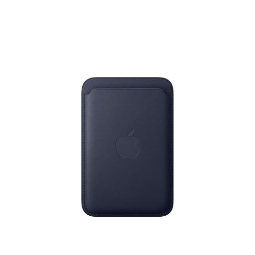 Cartera de Trenzado Fino con MagSafe para el iPhone - Azul Marino ​​​​​​​