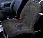 Sheepskin Seat Cushions - Black Universal 2 seat cushions
