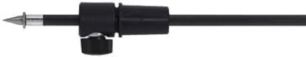 GEWA 414707 Double bass spike, spike for double bass, cone 31,5/34,5 mm, carbon fibre rod Ø 12 mm, ultra light, length 40 cm, chrome tip