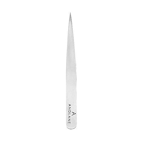 Andlane Tweezers Set - Professional Stainless Steel 4-Piece Precision Tweezer for Men & Women - Great for Facial Hair Removal, Eyebrow Shaping, Splinters & Ingrown