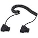 Andoer D-TAP 2 Pin Male to Male Extension Adapter Cable for DSLR Rig Anton Bauer Battery Dtap to Dtap Elastic Cable 1M